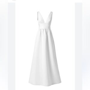 Amsale Elegant White Dress